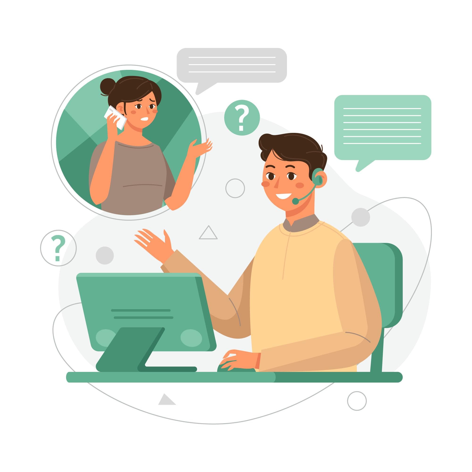 Contact us illustration